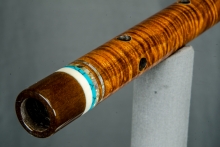 Koa Native American Flute, Minor, High E-5, #J17K (7)